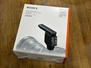  Sony SONY ECM-B1M camera for Mike Schott gun microphone changeable directivity window screen attached 