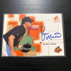 1999 UD SP Signature RYAN MINOR Autograph 