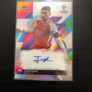 2024 Topps Finest JORGINHO Autograph 