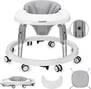 Uuoeebb baby-walker baby baby War - folding lock height adjustment possibility width rotation prevention fixation possibility meal for tray attaching baby 