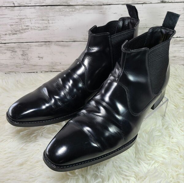 【REGAL】リーガル　サイドゴアブーツ　24d 15JR ブラック 革靴