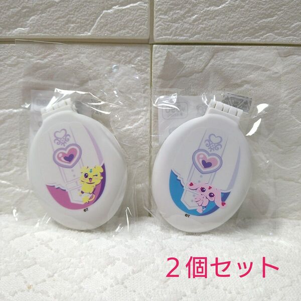 【新品/未使用/未開封】ふたりはプリキュア コンパクトヘアブラシ ブルー&ピンク 2個セット