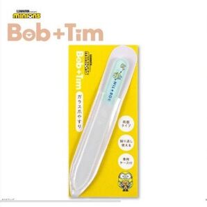 【新品/未使用】ミニオン MINIONS Bob+Tim ガラス爪ヤスリ