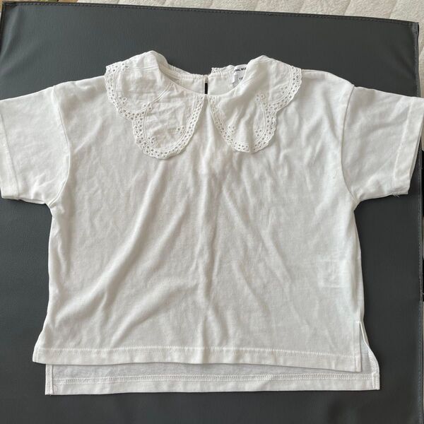 グローバルワーク 110 キッズ フリル 襟 Tシャツ