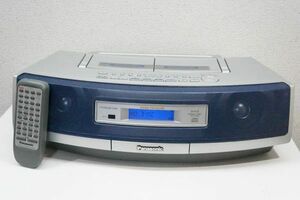 Panasonic Panasonic CD radio-cassette RX-ED50 2001 year made CD/W cassette / radio remote control & instructions attaching operation verification ending A720