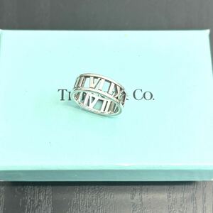 【1円スタート品】TIFFANY Co ティファニー 925刻印 シルバー925 アトラス オープンリング 約9号ブランド アクセサリー 指輪 リング 