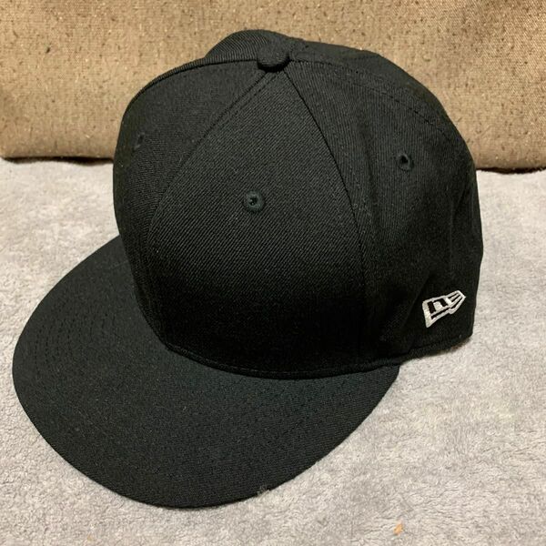 ニューエラ 59FIFTY 無地 ブラック キャップ　61.5cm