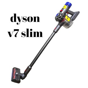 1円【動作確認済み】dyson ダイソン SV11 v7 slim 掃除機 コードレスクリーナー サイクロン バッテリー サイクロンコードレスクリーナー