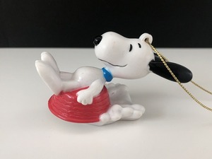 USA SNOOPY スヌーピー PVC フィギュア オーナメント オールド ビンテージ PEANUTS [pe-878]