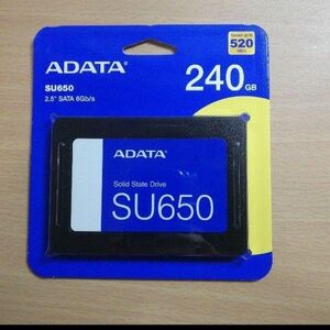【新品未開封】ADATA SSD 240GB SATA 2.5インチ SU650