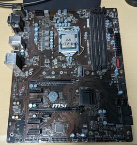 Z370-S01 マザーボード MSI　中古 CPU付きません
