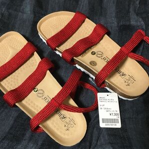 未使用 アルコペディコ サンダル Arcopedico Kirya 39 レッド タグ付き LEE 別注 洗える ビルケン