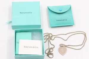 ☆【ト足】TIFFANY＆Co ティファニー ブレスレット ハート アクセサリー シルバー 925 箱あり CO764ZZH43