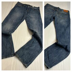 Levi's リーバイス　501 革パッチ　加工デニム　ジーンズ　パンツ　W27 L32 約82cm ボタン裏3496刻印　501