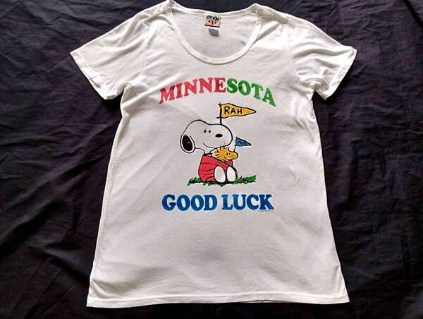 ピーナッツ スヌーピー USA製 TシャツM Junkfood