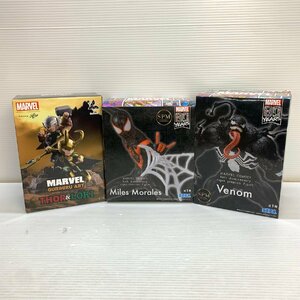 MIN【未使用品】 MSMO MARVEL マーベル フィギュア セット ヴェノム ソー&ロキ マイルス モラレス アメコミ 〈55-240607-ME-1-MIN〉