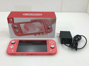 【TAG・中古品】(2)★1円★Nintendo Switch Lite本体 コーラル ★動作確認済み ★ガイド欠品 ★保証印期限切れ 034-240604-YK-11-TAG