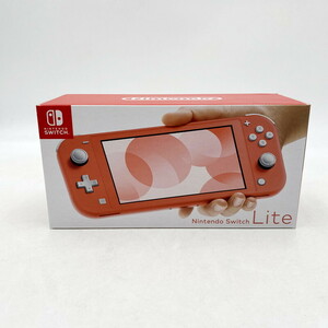 IZU 【未使用品】 Nintendo Switch Lite コーラル 任天堂 ニンテンドースイッチライト 本体 ゲーム 〈034-240525-KM-05-IZU〉