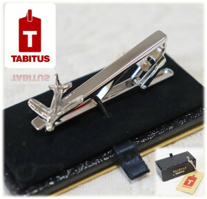 新品タグ箱付き【FAIRFAX for TABITUS タビタス】ネクタイピン飛行機 v2810 プレゼントラッピング対応 