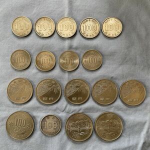 東京オリンピック記念貨幣他　100円　18枚