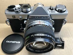 OLYMPUS OM-1 シルバー オリンパス フィルムカメラ MF一眼レフ　OM-SYSTEM G.ZUIKO AUTO-S 50mm f1.4 単焦点レンズ