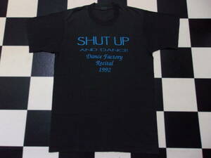 90s USA製 SHUT UP AND DANCE Dance Factory Recital 1992 Tシャツ M 90年代 オールドスクリーンスターズ VINTAGE ビンテージ 古着 ダンス