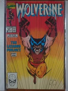 Wolverine #27 American Comics uruva Lynn Jim Leema- bell X-Men X- men 1990 Marvel Comics