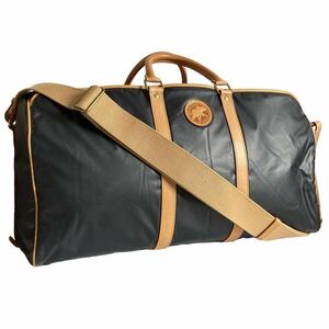 [ почти не использовался ] большая вместимость HUNTING WORLD Hunting World палочки .- Cross сумка "Boston bag" путешествие бизнес путешествие командировка 2way плечо .. сумка 