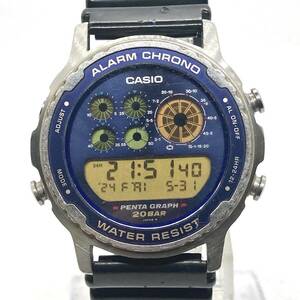 【稼働品】CASIO　PENTA GRAPH　DW-7200　ペンタグラフ　デジタル　時計　カシオ　電池交換済　カシオ