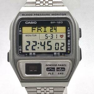  прекрасный товар![ работа товар ] CASIO BP-120 цифровой кварц батарейка заменен часы Casio 