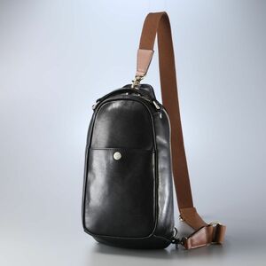 MF8687*HERGOPOCH L gopok body bag gray zdo leather shoulder bag bag black group 