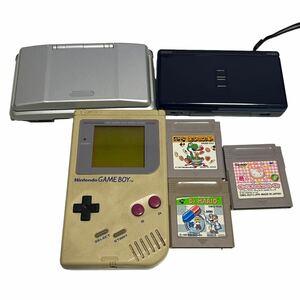 1円〜 任天堂 Nintendo ニンテンドー 初代DS DS Lite ゲームボーイ ソフトセット 中古 現状品 通電確認済み ジャンク
