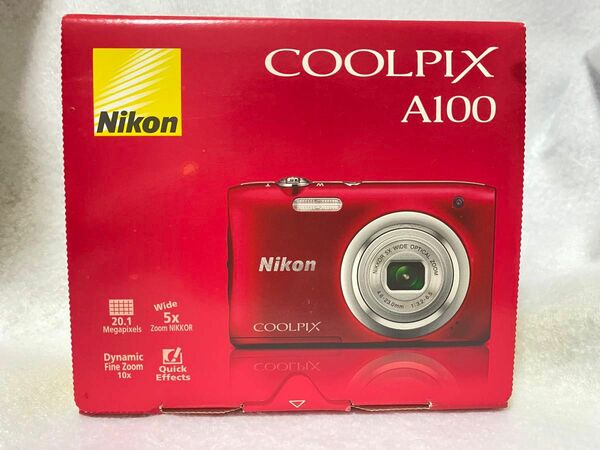Nikon COOLPIX A100レッド新品未使用品