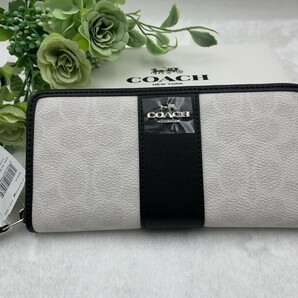 コーチ COACH 長財布 財布 プレゼント 贈り物 ギフト ラグジュアリー シグネチャー ロング ジップ 新品 未使用 ファッション F54630 A181