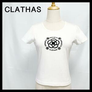 CLATHAS クレイサス Tシャツ ティーシャツ トップス ロゴ ホワイト M