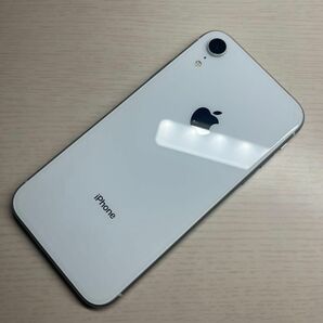iPhoneXR 64GB ホワイト　SIMフリー　バッテリー最大容量79% FaceID不可　画面割れあり