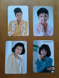 沢口靖子ポケットカレンダー（カードカレンダー)4枚　1987年～1994年　送料94円