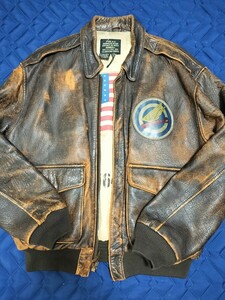 A 2 "куртка пилота" Flying Tigers sdu- литров America ВВС полет одежда кожаная куртка Avirex AVIREX