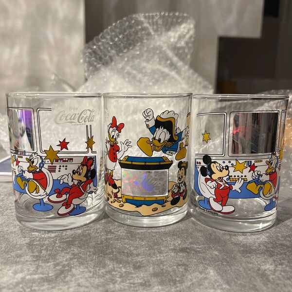 グラス 昭和レトロ コップ ミッキー ディズニー ホログラム