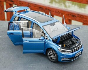 ▲入手困難！Blue！VW特注 1/18 Volkswagen フォルクスワーゲン NEW Touran L 新品