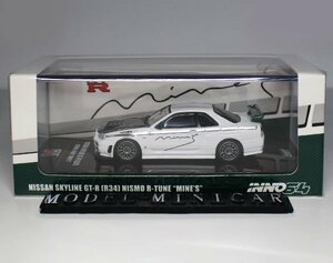 ▲入手困難！限定品！INNO 1/64 日産 NISSAN GTR ホンダ GT-R R34 NISMO R-TUNE MINES IN64-R34RT-MINESGC 新品