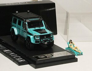 ▲超希少！High End！TM 1/64 メルセデス ベンツ Benz G-CLASS Brabus ブラバス 550 G500 4x4 Gクラス Blue 新品