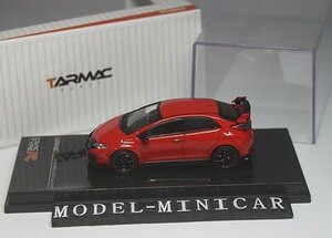 ▲Tarmac Works 1/64 ホンダ Honda Civic シビックType R タイプ R 無限 FK2 Mugen 2016 赤