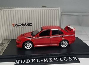 ▲世界限定500台！Tarmac Works 1/43 三菱 LANCER エボリュ EVO VI 6.5 TME 赤 入手困難