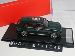 ▲入手困難！Dark Green！SCA 1/64 ロールスロイス Rolls Royce Cullinan BB 新品 RR