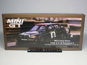 ▲超希少！3台！MINIGT 1/64 Mercedes-Benz 190E 2.5-16 Evolution II 1991 Macau Guia Race of Macau 新品 MINI GT TSM