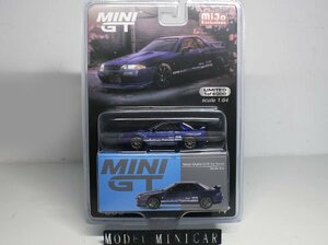 ▲入手困難！MINIGT 1/64 Nissan Skyline GT-R Top Secret VR32 Metallic Blue MGT00589-MJ TSM MINI GT