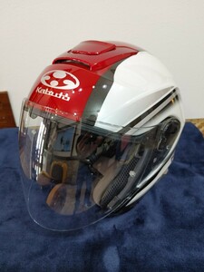 OGK KABUTO ASAGIオージーケーカブト ヘルメット サイズL 59㎝～60㎝ まだまだ使えます