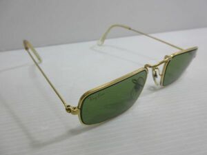 ◆Ray-Ban レイバン サングラス メガネ 眼鏡 レディース メンズ ゴールド系 現状渡し
