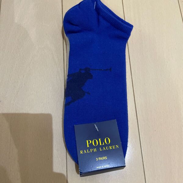 未使用 POLO Ralph Lauren ポロ ラルフローレン 靴下 ソックス 3足セット sock size 10-13